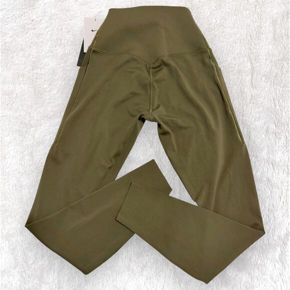 Nike Universa Dri-FIT High-Waisted Leggings | Dark Olive Green | Size XS | NWT - Picture 5 of 8